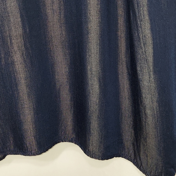 Fab'rik 100% Rayon Denim look halter dress - Picture 3 of 10